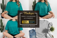 Relaxed t-shirt mockup Product Image 1