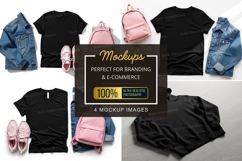 T-shirt mockup with accessories Product Image 1