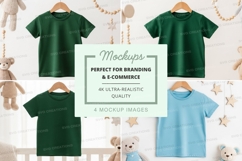 Mockup of children's t-shirts Product Image 1