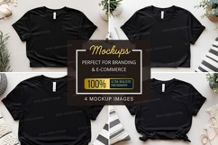 Black t-shirt mockup Product Image 1