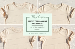 Mockup: collection of plain white t-shirts Product Image 1