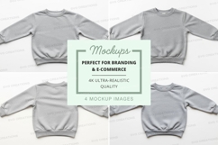 Mockup of grey sweatshirt Product Image 1
