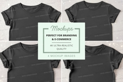Black t-shirt mockup Product Image 1