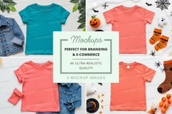Mockup: kids' clothing set with halloween themes Product Image 1