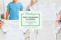 Mockup of children's t-shirts Product Image 1