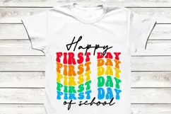Happy first day of school svg, First day of school SVG Product Image 2