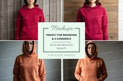 Hoodie mockup set Product Image 1