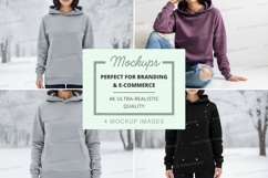 Hoodie mockup collection in various colors Product Image 1
