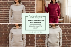 Hoodie mockup with multiple models Product Image 1