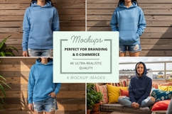 Hoodie mockup with multiple views Product Image 1