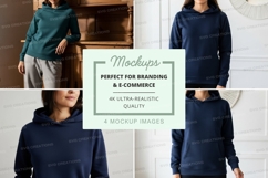 Hoodie mockup with multiple views Product Image 1