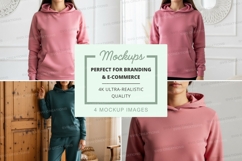 Hoodie mockup with multiple models Product Image 1