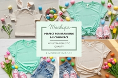 Easter themed t-shirt mockup Product Image 1