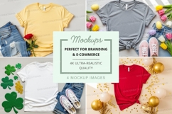 Spring and st. patrick's day t-shirt mockup Product Image 1