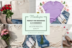 Casual spring outfit mockup Product Image 1