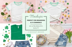 St. patrick's day t-shirt mockup Product Image 1