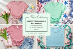 Colorful summer t-shirt mockup Product Image 1