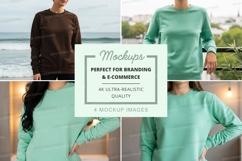 Sweatshirt mockup with multiple views Product Image 1