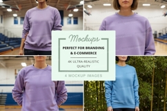 Sweatshirt mockup with multiple models Product Image 1