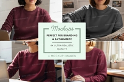 Sweatshirt mockup with multiple views Product Image 1