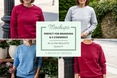 Sweatshirt mockup set Product Image 1