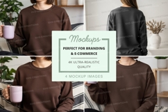 Sweatshirt mockup with multiple views Product Image 1