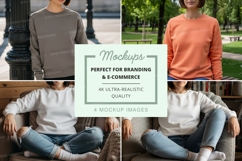 Group of people wearing sweatshirts in a park Product Image 1