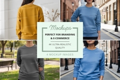 Sweatshirt mockup in urban environment Product Image 1
