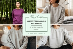 Oversized sweatshirt mockup Product Image 1