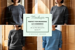 Sweatshirt mockup with multiple views Product Image 1