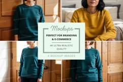 Sweatshirt mockup with multiple views Product Image 1