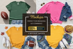 Mockup collection of t-shirts with accessories Product Image 1