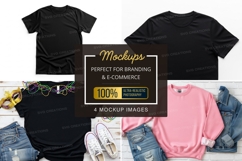 Mockup of various t-shirts and accessories Product Image 1
