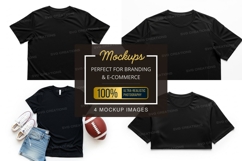 Mockup: black t-shirts collection Product Image 1