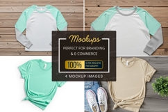 Mockup of casual and sporty t-shirts Product Image 1