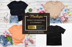 Mockup: casual spring fashion t-shirts Product Image 1