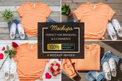Mockup: orange casual wear collection Product Image 1