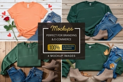 Mockup: casual outfits with t-shirts, sweaters, jeans, and s Product Image 1