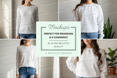 Long sleeve t-shirt mockup Product Image 1