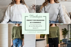 T-shirt mockup with multiple models Product Image 1