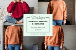 Sweatshirt mockup with multiple views Product Image 1