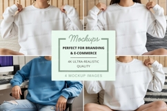 Sweatshirt mockup with multiple models Product Image 1