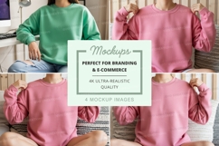 Sweatshirt mockup with multiple views Product Image 1
