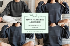 Sweatshirt mockup with multiple angles Product Image 1