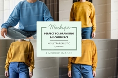 Sweatshirt mockup with multiple views Product Image 1