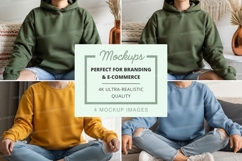 Hoodie and sweatshirt mockup Product Image 1