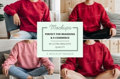 Sweatshirt mockup with multiple views Product Image 1
