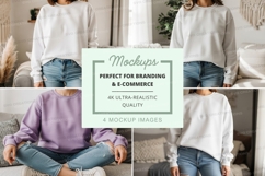 Sweatshirt mockup with multiple views Product Image 1