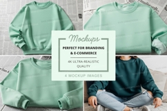 Sweatshirt mockup with multiple views Product Image 1