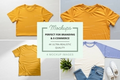 Mockup of casual t-shirts and accessories Product Image 1